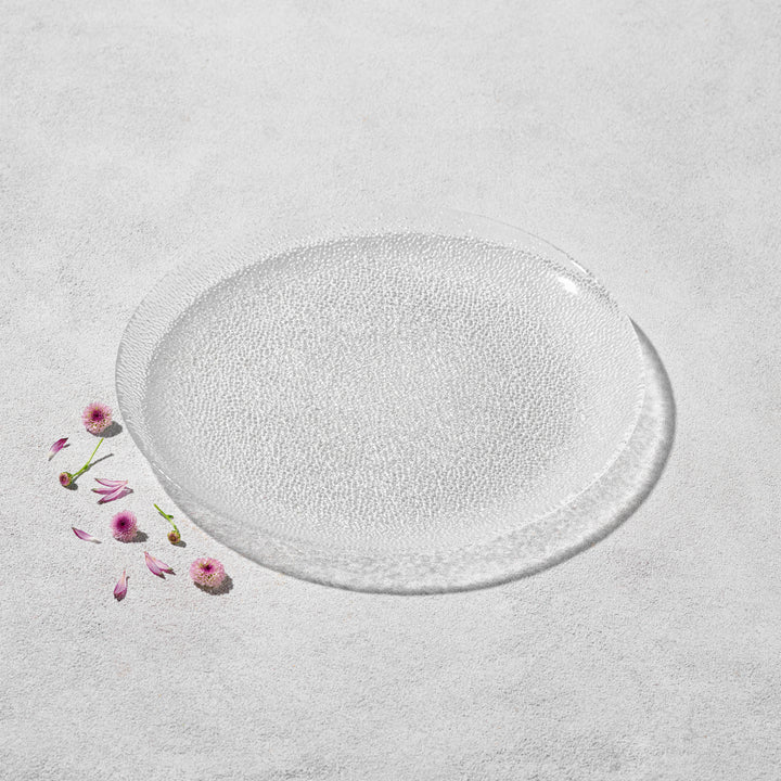 Ocean, Textured Glass Plate
