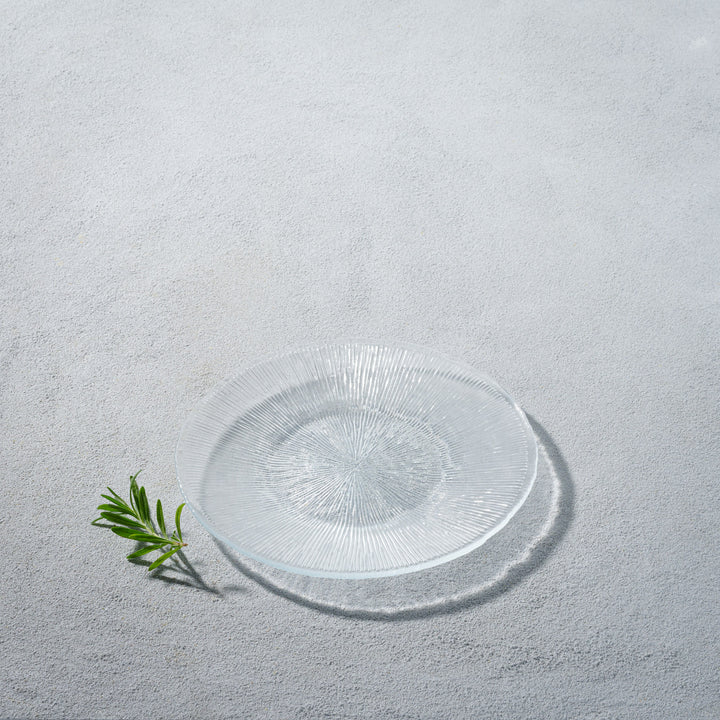 River, Textured Glass Plate