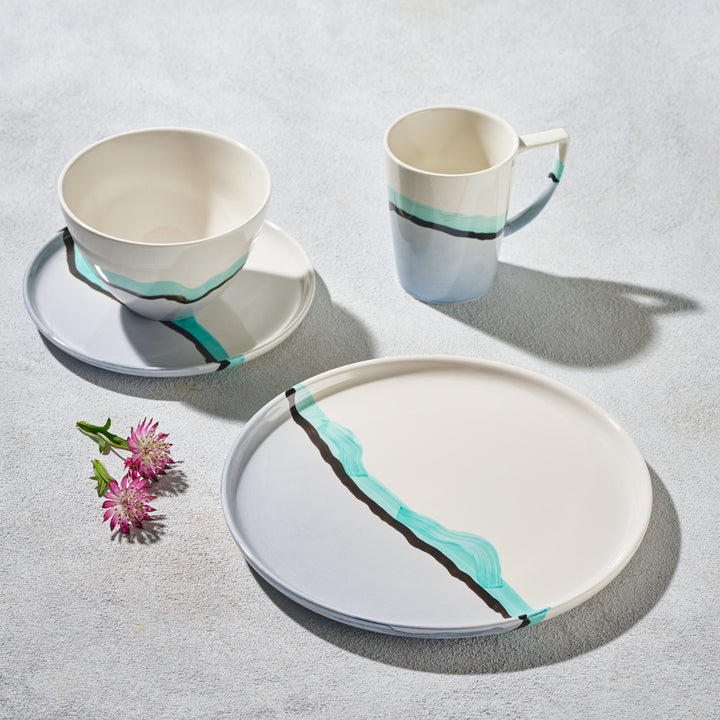 Wave, 16 Pc Dinnerware Set