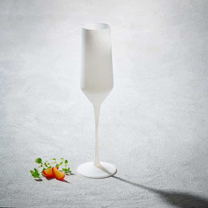 Webster, Matte Champagne Flute Glass, 7 oz