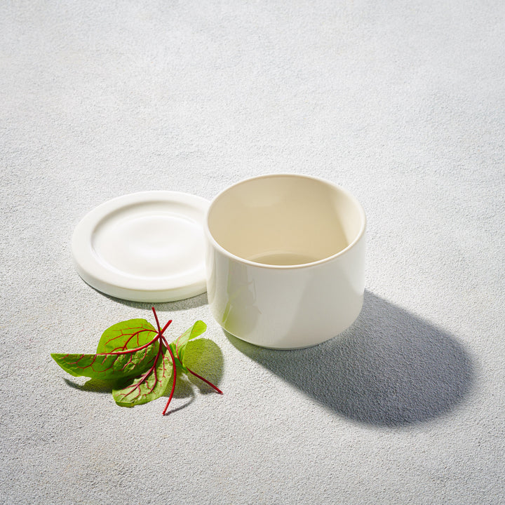 Lightning, Modern Soup Crock with Flat Lid