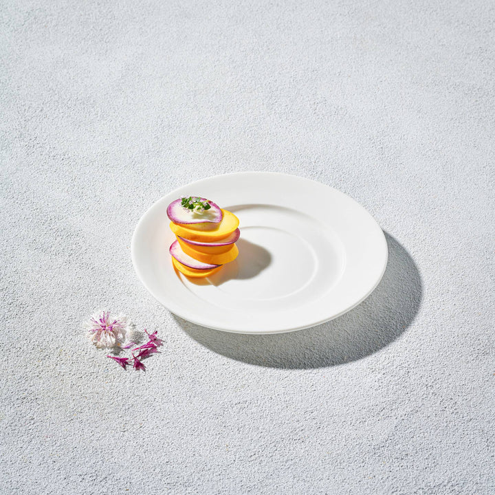 Lightning, Round Saucer with Inner Accent