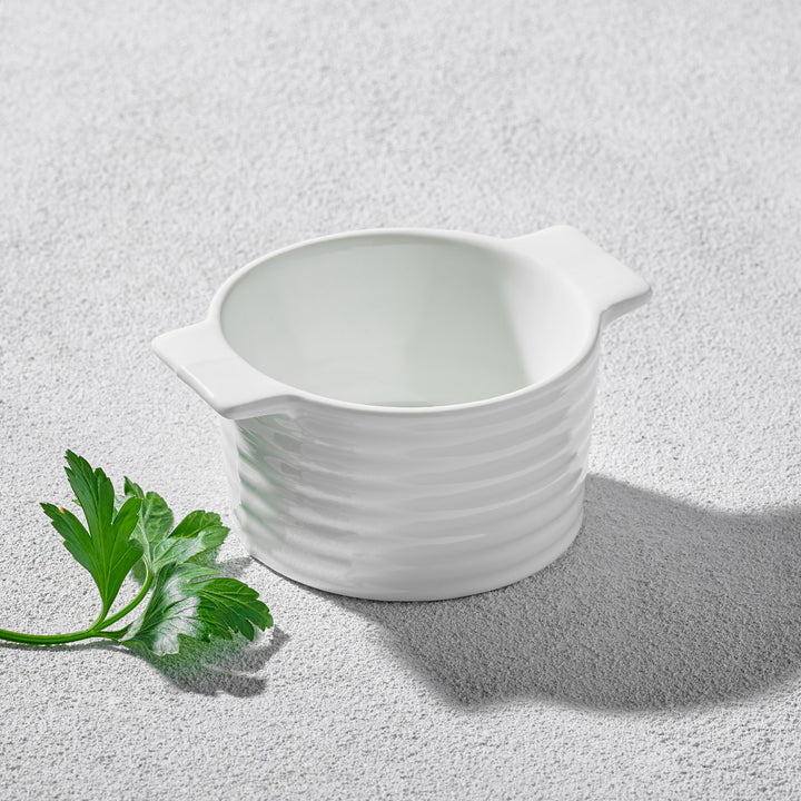 Lightning, Rippled Ramekin with Handles