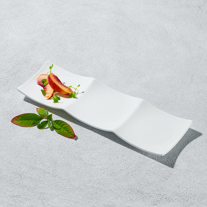Lightning, Divided Rectangular Serving Plate